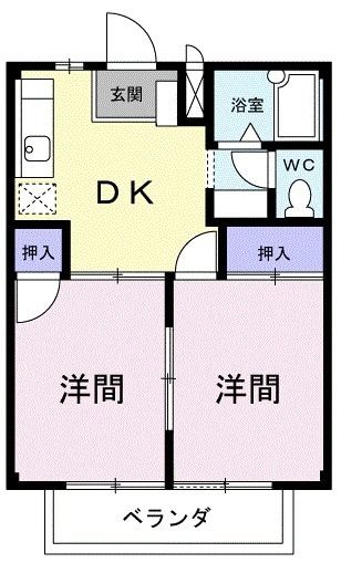 メルヘンプラザの間取り