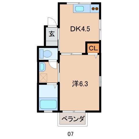 ロイヤルコート岡崎の間取り