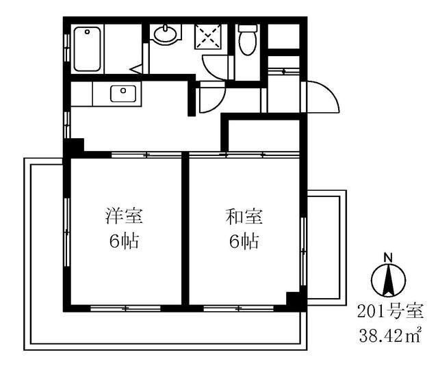 サンハイムの間取り