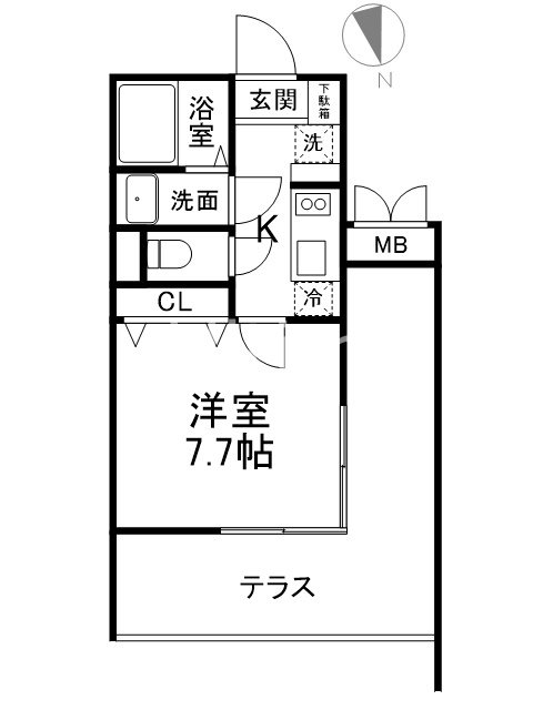 （仮称）STANDZ衣笠街道町の間取り