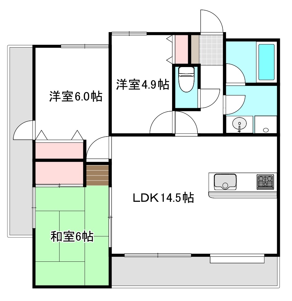 ブランシェーナ住吉の間取り