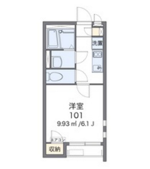 クレイノサンアクールの間取り