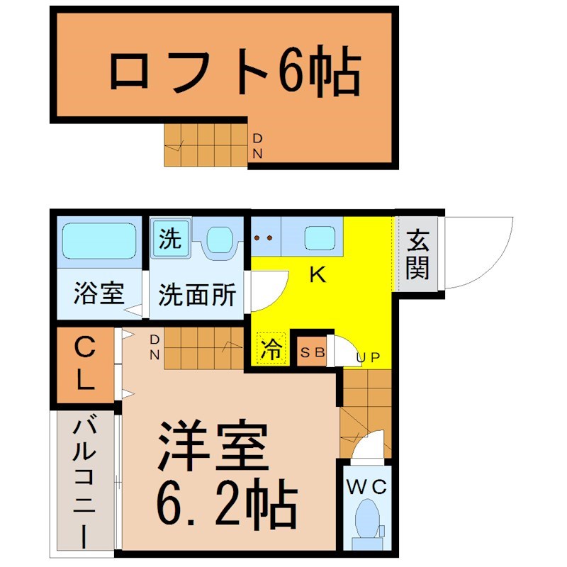 ＨＥＲＭＩＴＡＧＥ桜山（ハーミテージ桜山）の間取り