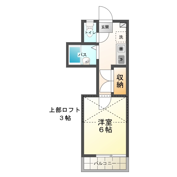 シェルシュＡの間取り