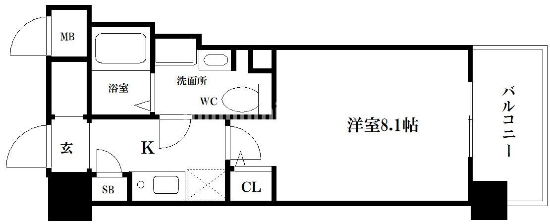 グラマシー京橋の間取り