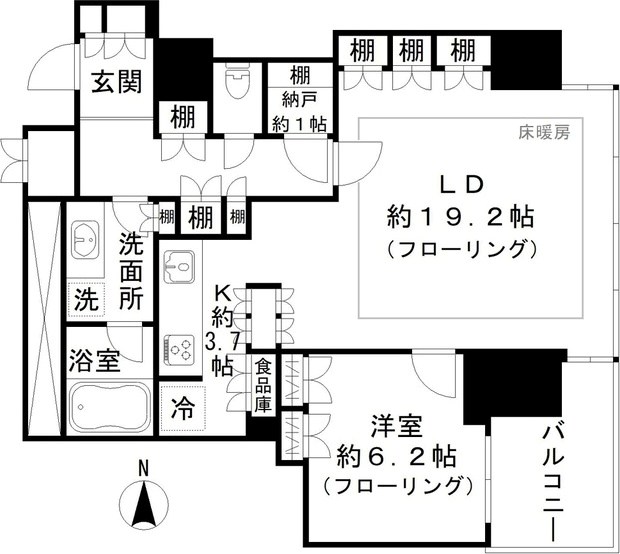 ワールドシティタワーズ・ブリーズタワーの間取り