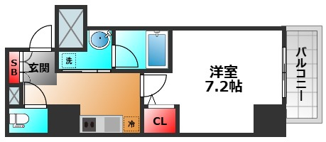 エルベコート豊中玉井町の間取り