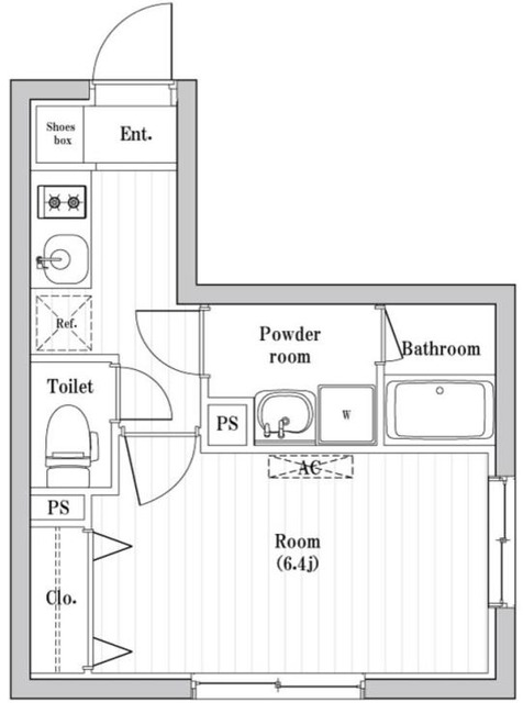 コンポジット渋谷本町の間取り