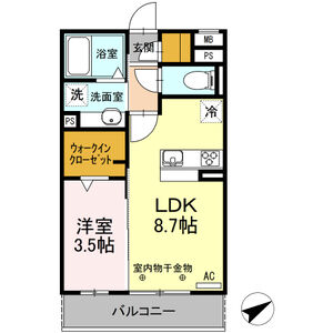 ウッドベルの間取り