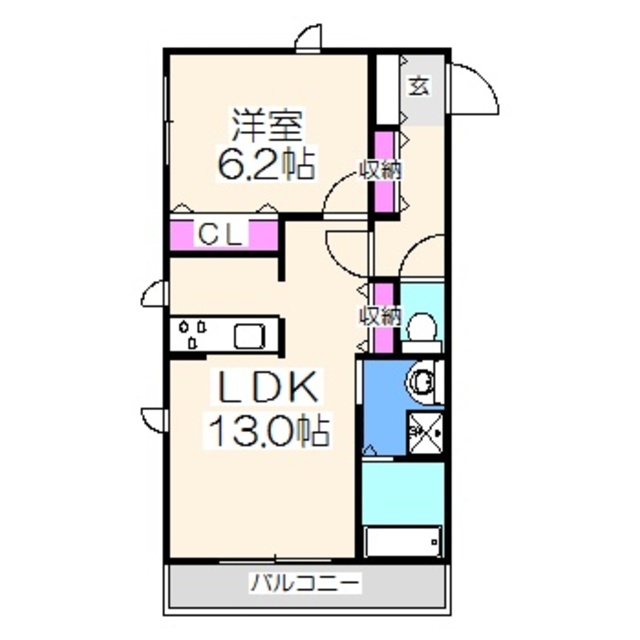 【シャーメゾン三宝の間取り】