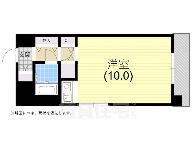 神戸市長田区庄田町のマンションの間取り