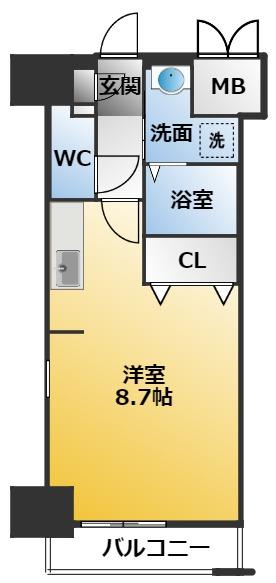 プログレッソ八田の間取り