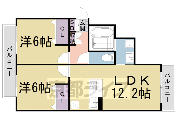 Ｓ－Ｒｏｓｅｔｔｅの間取り