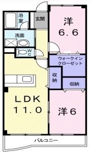 さいたま市北区宮原町のマンションの間取り