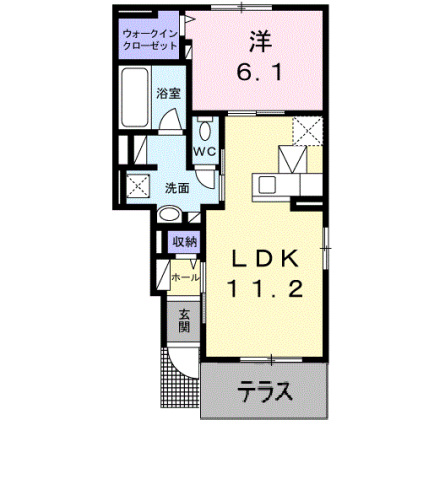 ＪａｄｅＨｏｕｓｅ　Ｄの間取り