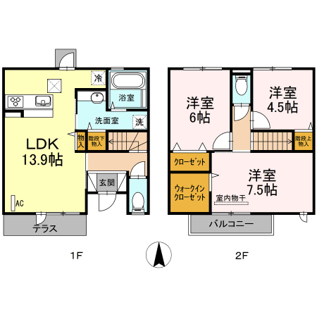 Ｄ－ｒｏｏｍ今の庄の間取り