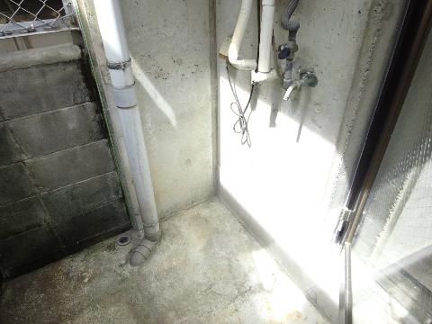 ライフハウスジャニス　バルコニー　洗濯機置場