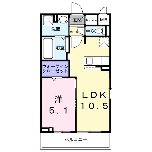 クレリアの間取り