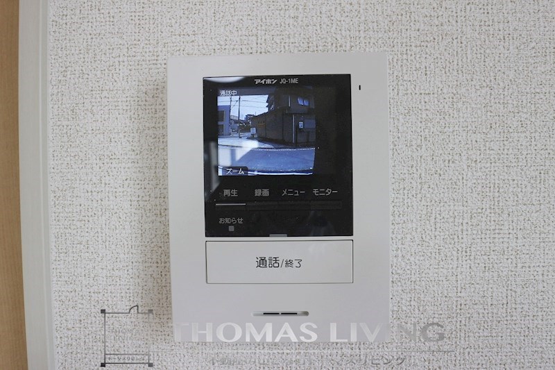 セキュリティ　来客確認が出来るTVモニターホンです。