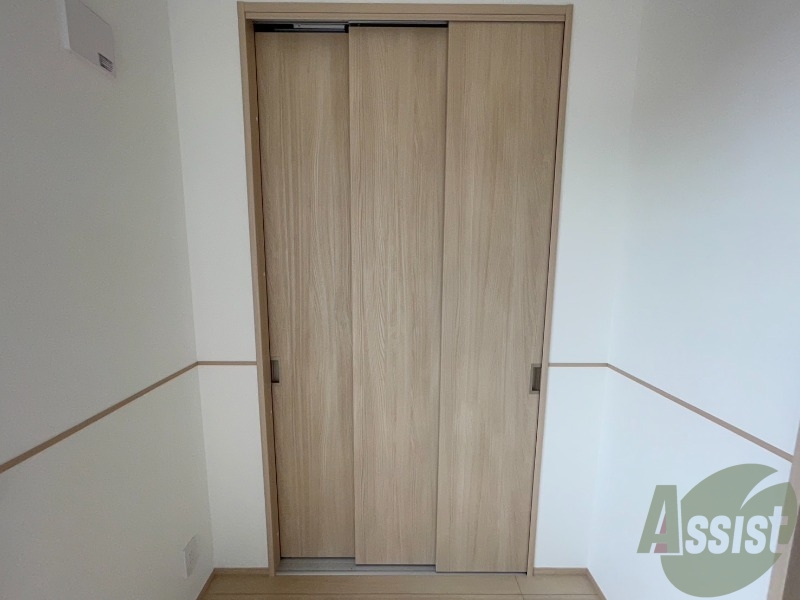 収納　ここに収納があります。収納があると部屋が広く使えます。