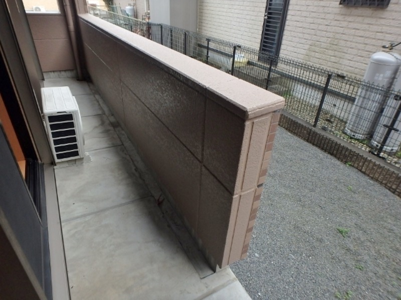 バルコニー　図面と現状に相違がある場合には現状を優先