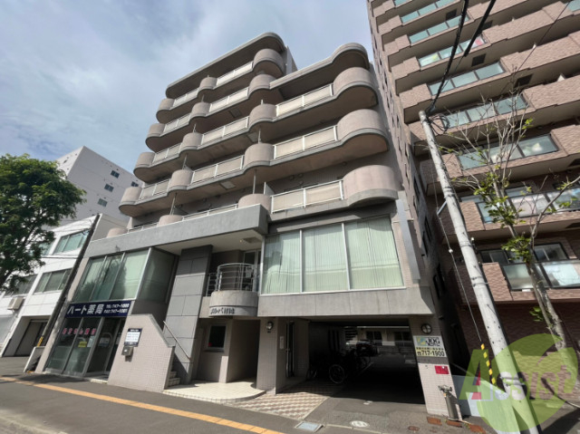 建物外観　札幌市北区北１４条西「メルバＮ１４」
