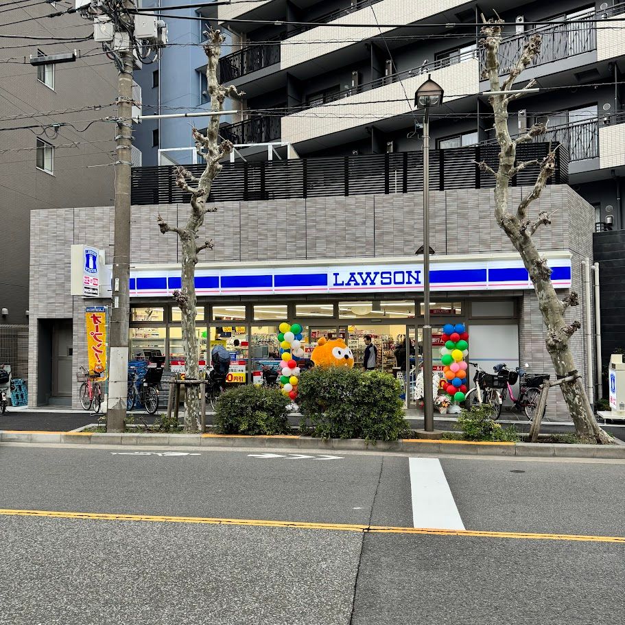 コンビニ　ローソン 江東新大橋二丁目店（コンビニ）まで67m