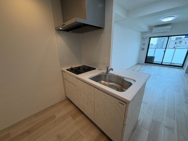 キッチン　１４０６号室の写真になります。