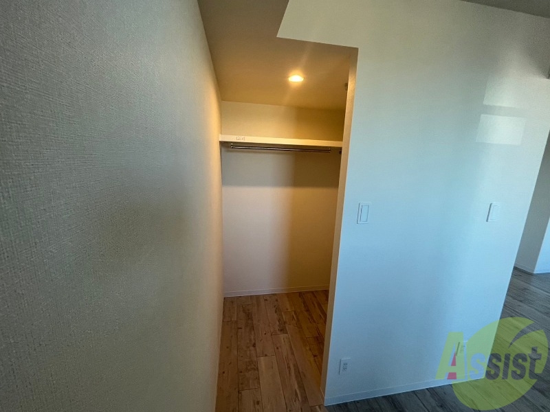 収納　収納もバッチリあるのでお部屋が片付きますよ！