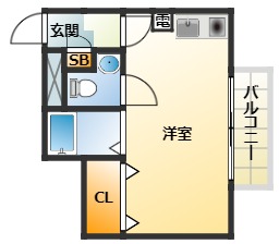 クリスタル大崎の間取り写真