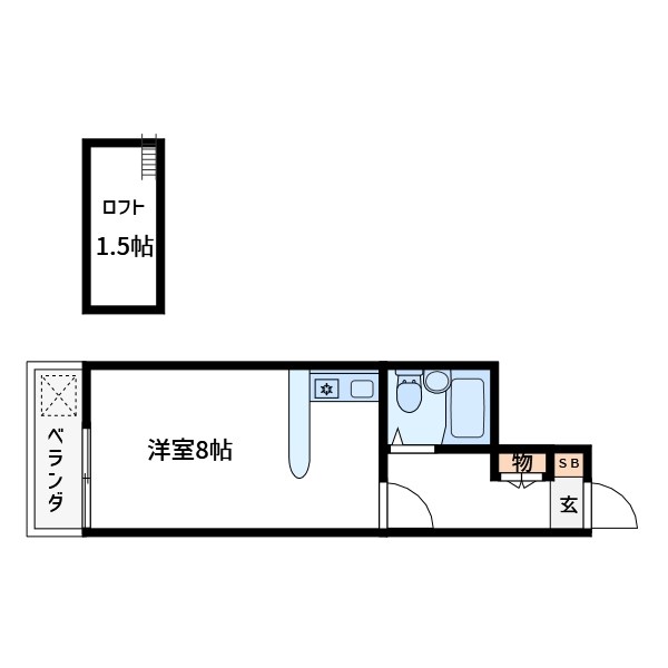 プランタン篠崎の間取り写真
