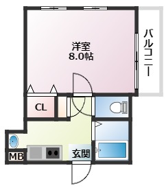 ジェヌイン本山の間取り写真
