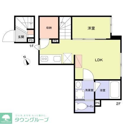 WoodCrest中延Residenceの間取り写真