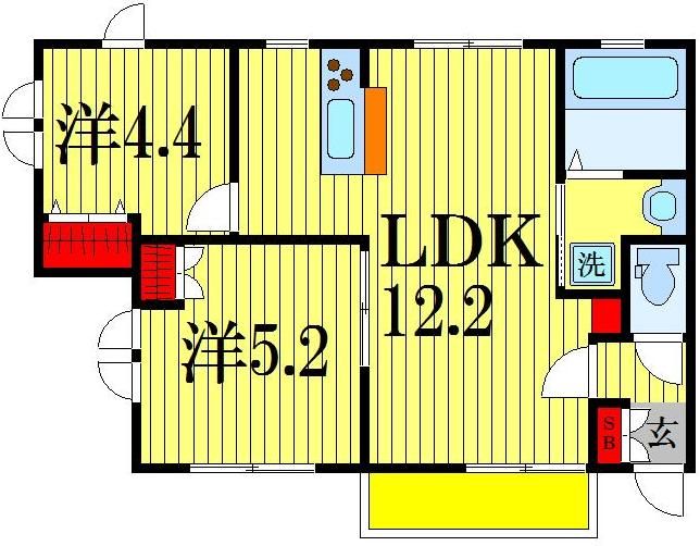 Maison de cornouillerの間取り写真