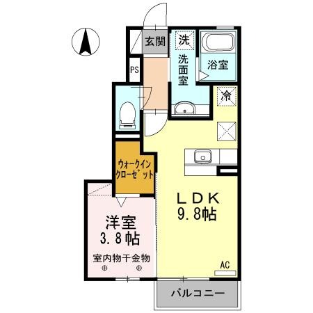 クレインIIの間取り写真