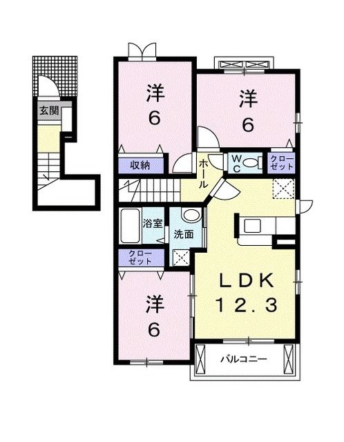 グレイス Villa Iの間取り写真