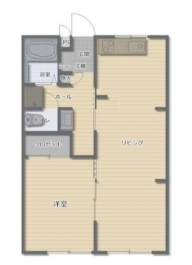 南海泉北線 和泉中央駅 徒歩24分 5階建 築35年の間取り写真