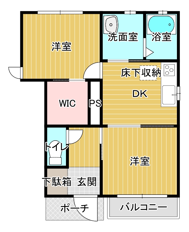 メゾン千花Ｃの間取り