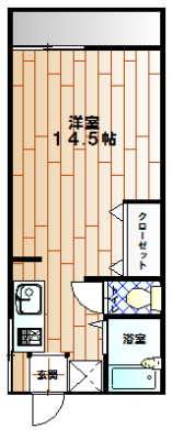 藤沢市本町のアパートの間取り