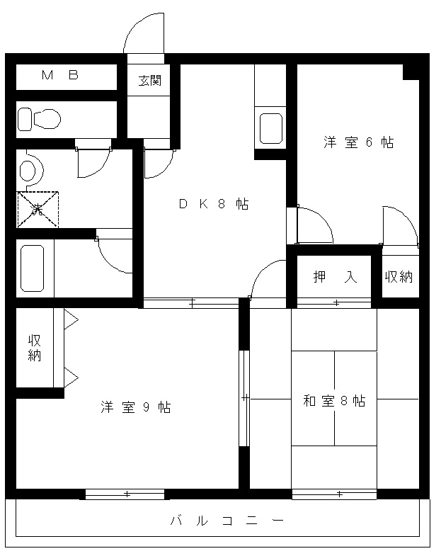 ビアン本間の間取り