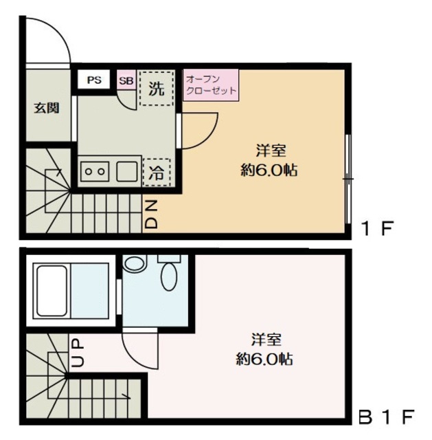 ラヴィーダ東長崎の間取り