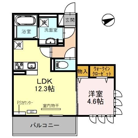 （仮称）D-ROOM木幡正中の間取り