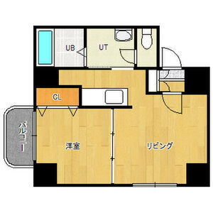 札幌市西区二十四軒二条のマンションの間取り