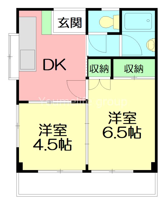 コスモハイツの間取り