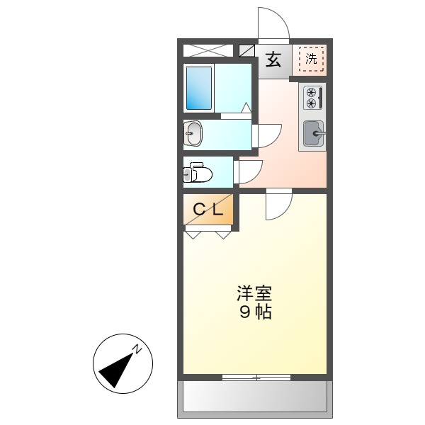 エポックハシマIIの間取り