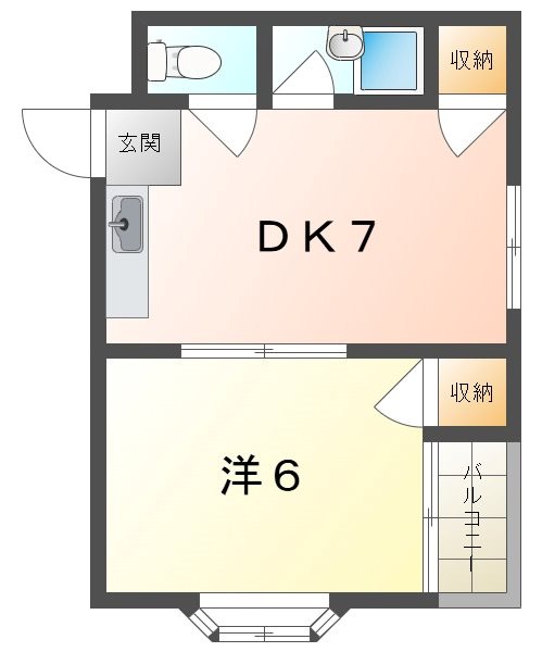 フリーディオ中木田の間取り