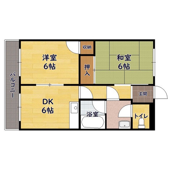 シルキータウンＮＫの間取り