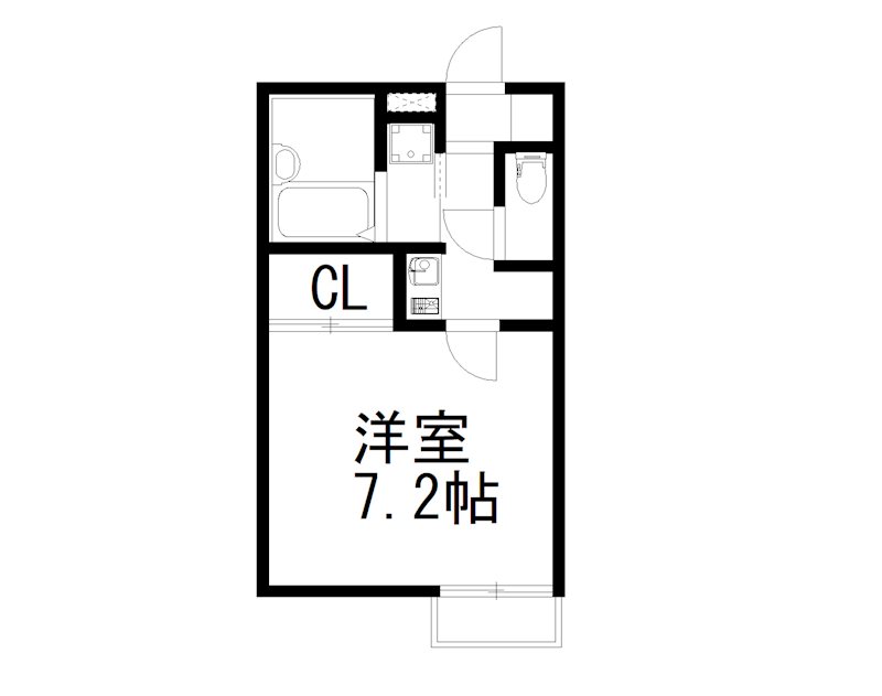 レオパレスKS蔭山の間取り