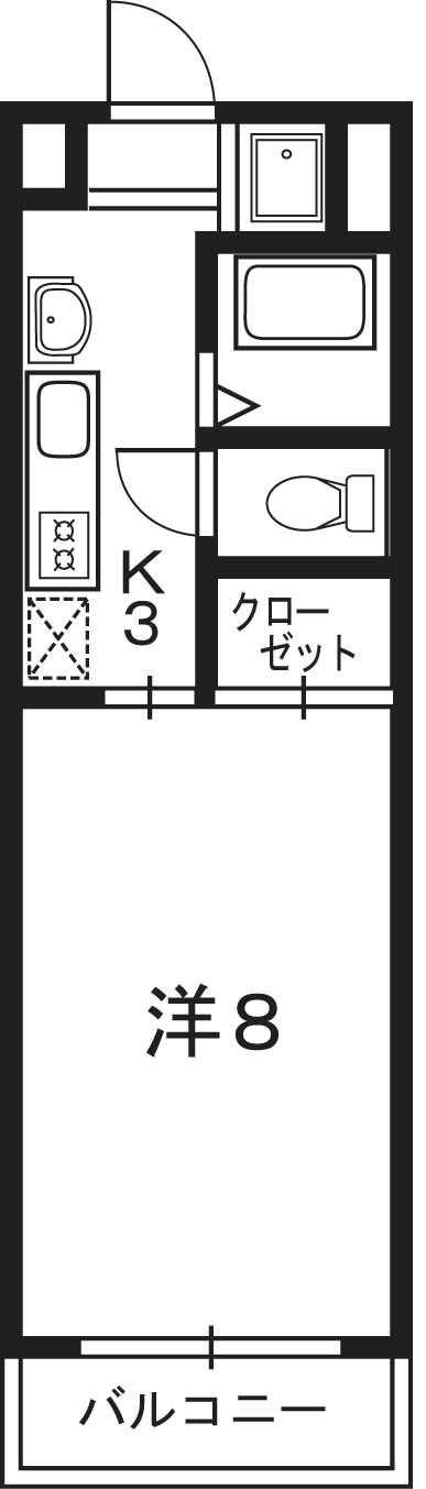 レジデンスのいち１の間取り