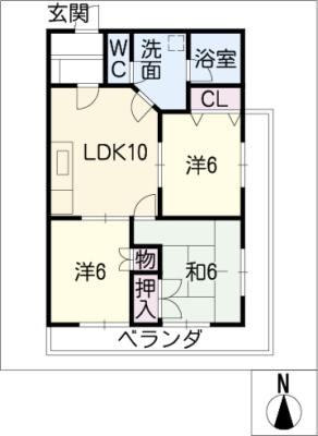 ソレイユオブサの間取り